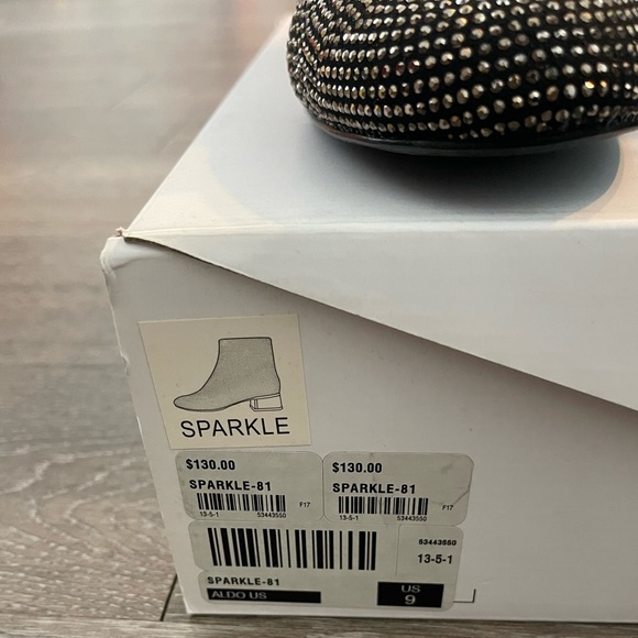 NWT ALDO Sparkle Ankle Boot - Picture 8 of 9